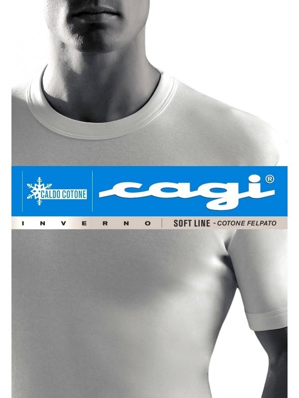 CAGI 3 T-Shirt Scollo V Mezza Manica Art 1305 100% Cotone TG 3 4 5 6 7 8 A Scelta