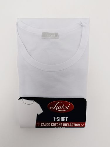 T-Shirt Uomo Girocollo Caldo Cotone Bielastico